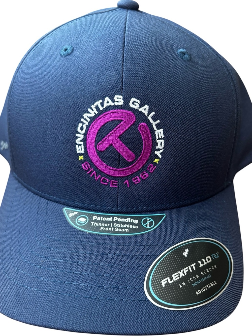 NWT SCOTTY CAMERON GALLERY Circle T Encinitas Gallery Golf Hat Navy purp Flexfit